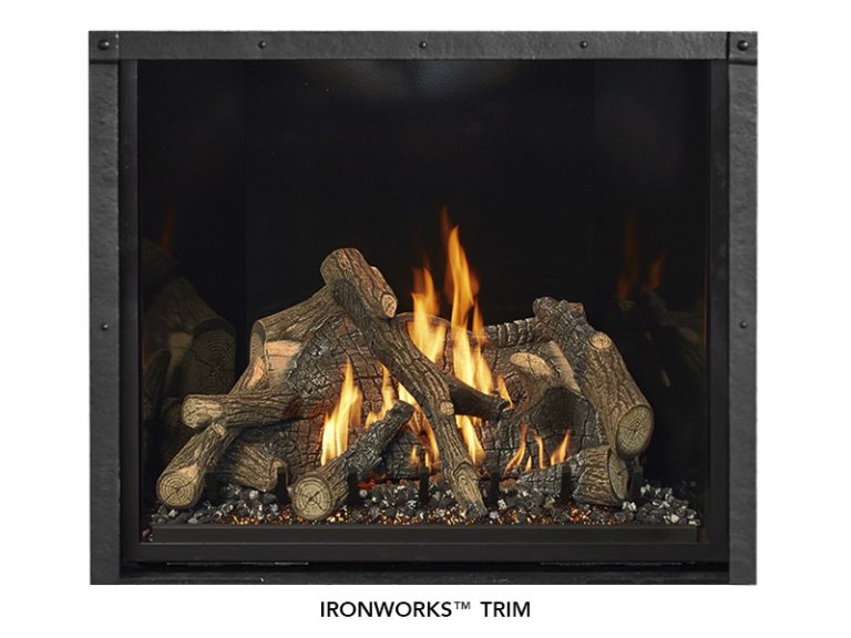 Fireplace Xtrordinair 4237 Ember-Glo TV Clean Face Deluxe Gas Fireplace
