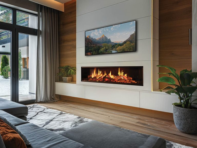 DaVinci 71 GreenSmart Electric Fireplace - manufacturer collection photograph