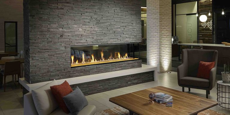 DaVinci Pier Custom Gas Fireplace - manufacturer collection photograph