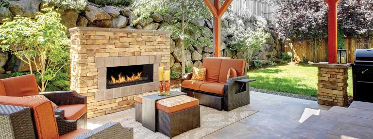 Fire Garden 6424 Linear Outdoor Fireplace - manufacturer collection photograph