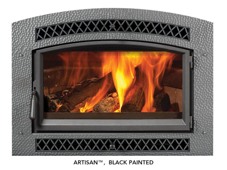 Fireplace Xtrordinair Large Flush Wood Arched NexGen-Hybrid Insert