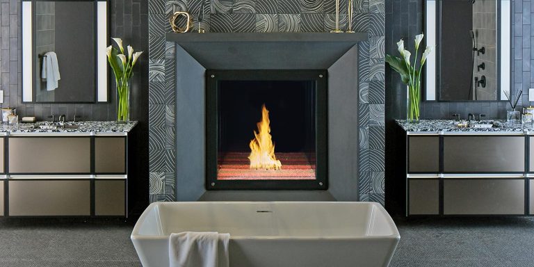 DaVinci Maestro Square Gas Fireplace - manufacturer collection photograph