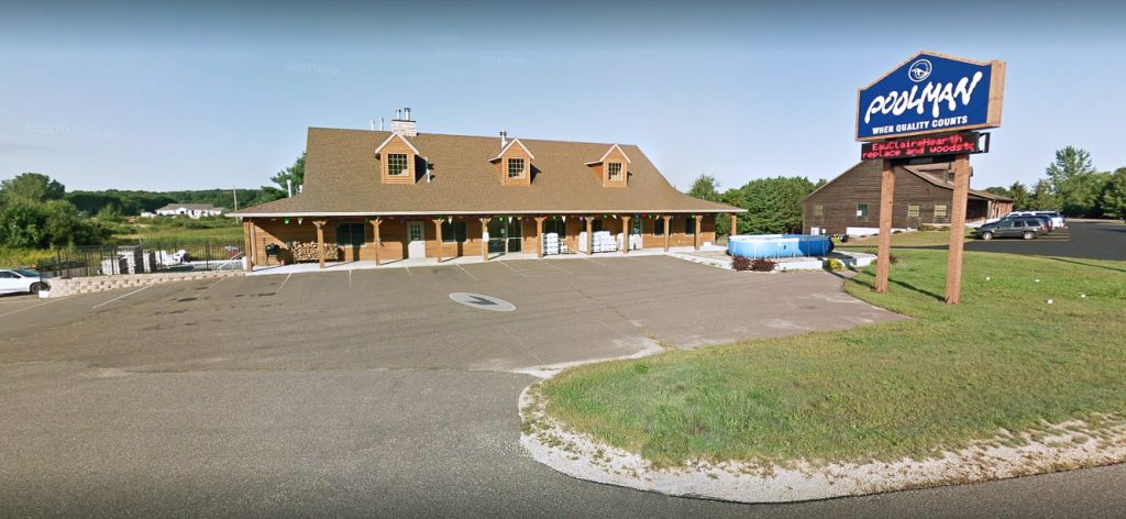 Poolman Leisure Center and Eau Claire Hearth exterior